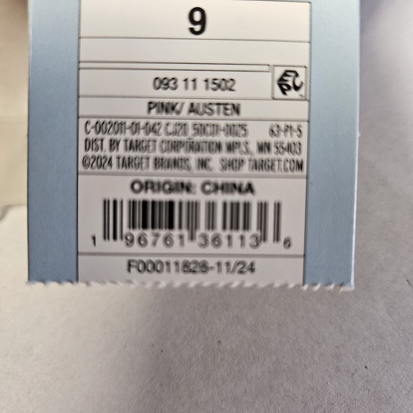 Cat & Jack Water Shoes Pink Kids with Velcro‎ Strap Skze 9 - Picture 6 of 6